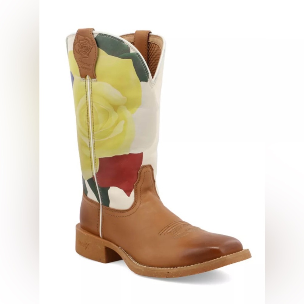 Twisted X Boots Women’s 8B Olivia Bennett Texas Western Rose WXTR003 New RARE - Picture 3 of 14